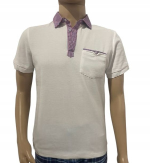 GHYUGR męski t-shirt polo bawełna krótki rękaw S