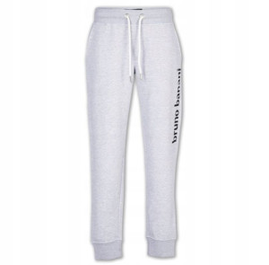 Szare spodnie dresowe joggery BRUNO BANANI L