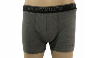 Bawełniane szare bokserki męskie Harvey Miller L