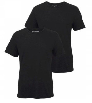 Bruno Banani czarny bawełniany t-shirt męski L