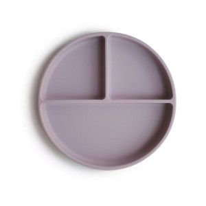 MUSHIE Talerzyk Sylikonowy z Przyssawką Soft Lilac