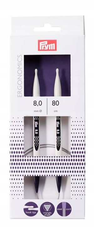 Druty Na Żyłce Prym Ergonomics 80 Cm 8 Mm 215811