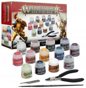 Warhammer - Paints + Tools Set