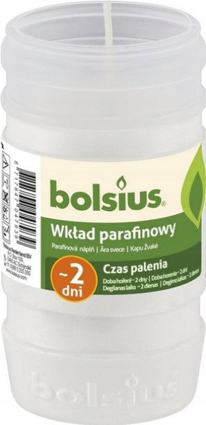 Wkład parafinowy do zniczy Bolsius 11cm 2dni 20szt