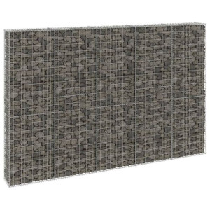 Ściana Gabionowa, Mur, Kosz Gabion Stal Galwanizowana 300 X 30 X 200 Cm