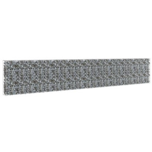 Ściana Gabionowa, Mur, Kosz Gabion Stal Galwanizowana 600 X 30 X 100 Cm