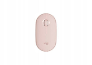 Myszka bezprzewodowa Logitech Pebble różowa
