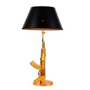 Lampka Nocna Biurkowa Stołowa Podłogowa Złota E27