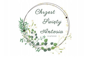 PLAKAT powitanie gości CHRZEST ŚWIĘTY 60x85cm A1