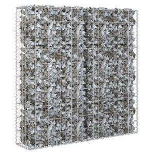 Ściana Gabionowa, Mur, Kosz Gabion Stal Galwanizowana 80 X 20 X 100 Cm