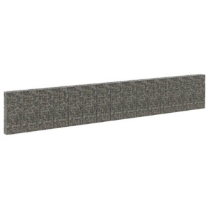 Ściana Gabionowa, Mur, Kosz Gabion Stal Galwanizowana 900 X 30 X 150 Cm