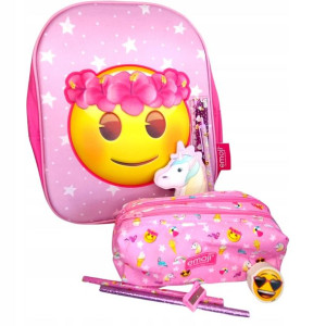 Plecak dla przedszkolaka Emoji 3D Wyprawka Szkolna