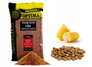 Profess Zanęta Optima 1kg - Orzech Tygr.-kukurydza