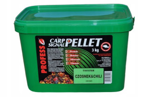 PROFESS - Pellet TWISTER Czosnek Chili - 18mm/3kg