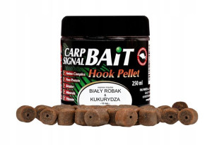 Pellet Hook - BIAŁY ROBAK - KUKURYDZA - 12mm/250ml