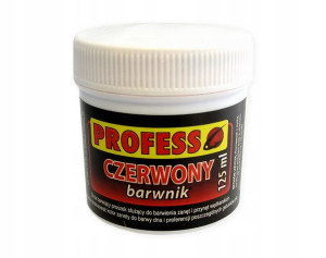 PROFESS - Barwnik w proszku - CZERWONY - 125ml