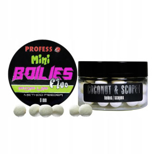 Profess - Kulki Pop-up Fluo - Kokos - Scopex - 8mm