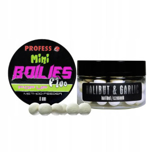 Profess Kulki Pop-up Fluo - Halibut - Czosnek 8mm