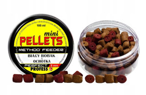 Profess Mini Pellet - Biały Robak - Ochotka - 8mm