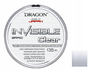 Plecionka DRAGON Invisible CLEAR - Momoi 135m 0,18