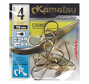 Haczyki KAMATSU Japan - CHINU Gold - Łopatka nr 4