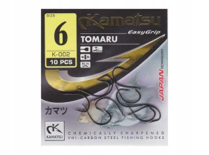 Haczyki KAMATSU Japan - TOMARU Black- Łopatka nr 6