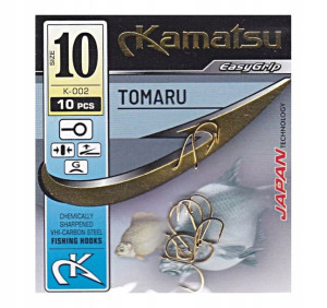 Haczyki KAMATSU Japan - TOMARU Gold - Kółko nr 10
