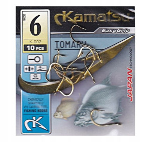 Haczyki KAMATSU Japan - TOMARU Gold - Kółko nr 6