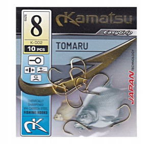 Haczyki KAMATSU Japan - TOMARU Gold - Kółko nr 8