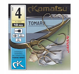 Haczyki KAMATSU Japan - TOMARU Gold - Łopatka nr 4