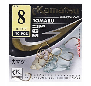 Haczyki KAMATSU Japan - TOMARU Gold - Łopatka nr 8