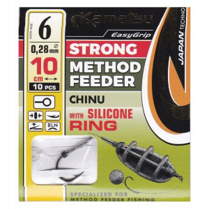 Haczyki KAMATSU Method Feeder CHINU - GUMKA nr 6