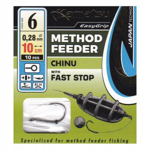 Haczyki KAMATSU Method Feeder CHINU - STOPER nr 6