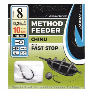 Haczyki KAMATSU Method Feeder CHINU - STOPER nr 8