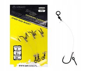 PRZYPON Karpiowy CHOD RIG SHORT - 6cm/20lbs - nr 2