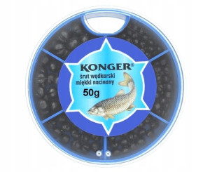 Śrut DROBNY Śruciny ciężarek ołów - 50g - KONGER