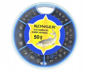 Śrut GRUBY Śruciny ciężarek ołów - 50g - KONGER