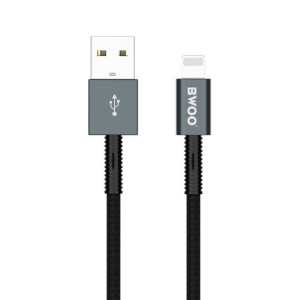 BWOO kabel X211L USB - Lightning 1,0m 2,4A czarny