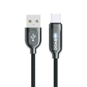 BWOO kabel X131C USB - USB-C 1,0m 2,4A czarny
