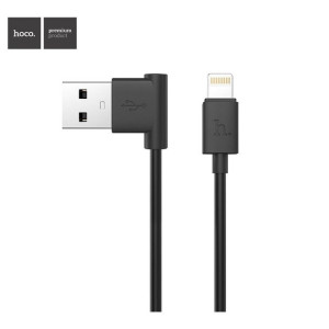 HOCO kabel USB do iPhone Lightning 8-pin kąt 90 stopni UPL11 1 metr czarny