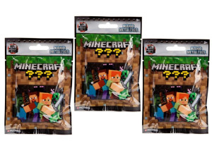 Zestaw 3 saszetek Jada Nano Metalfigs Minecraft figurka niespodzianka