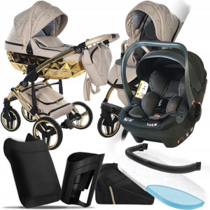 Wózek 3w1 Junama Heart Błysk 07 I Babysafe York
