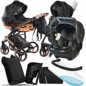 Wózek 3w1 Junama Heart Błysk 02 I Babysafe York