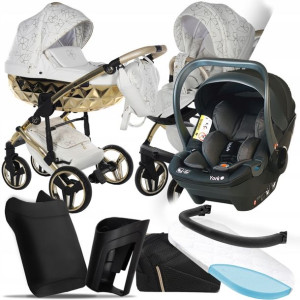 Wózek 3w1 Junama Heart Błysk 01 I Babysafe York