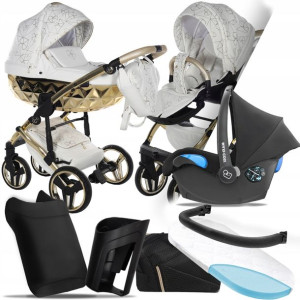 Wózek 3w1 Junama Heart Błysk 01 I Maxi-cosi Citi