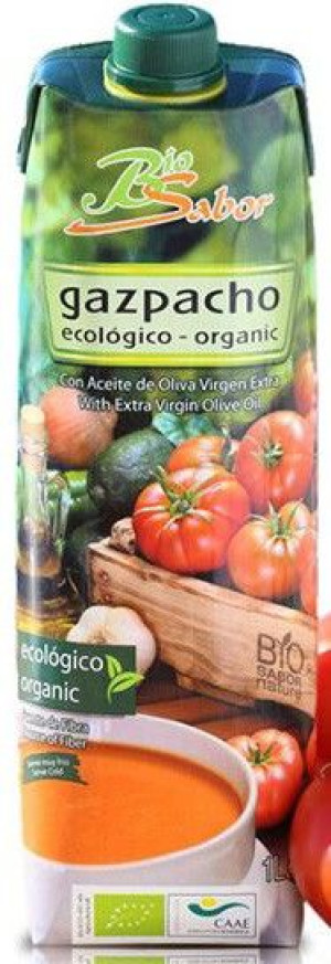 Gazpacho (hiszpańska Zupa Warzywna) Bio 1 L - Biosabor