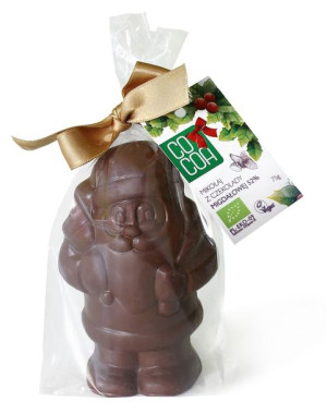 Mikołaj Z Czekolady Migdałowej 52% Bio 75 G - Cocoa
