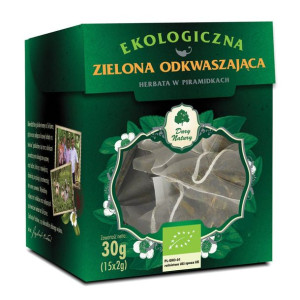 Herbata Zielona Odkwaszająca Piramidki Bio (15 X 2 G) - Dary Natury