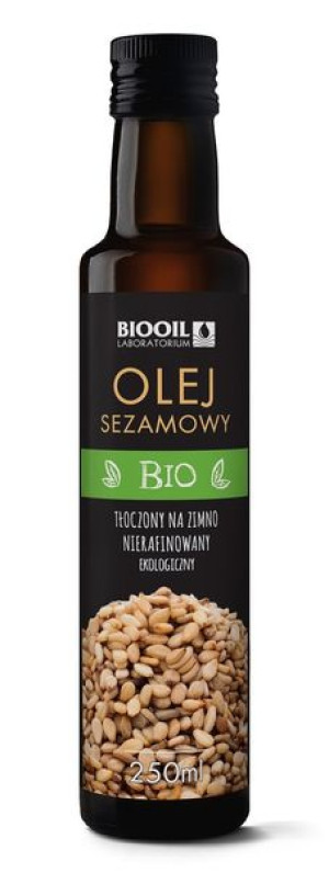 Olej Sezamowy Tłoczony Na Zimno Bio 250 Ml - Biooil