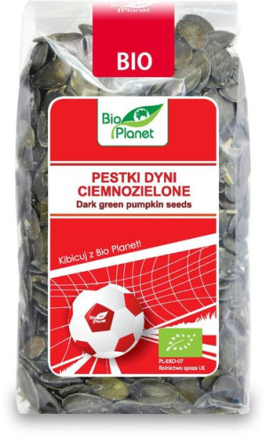 Pestki Dyni Ciemnozielone Bio 350 G - Bio Planet Edycja Limitowana